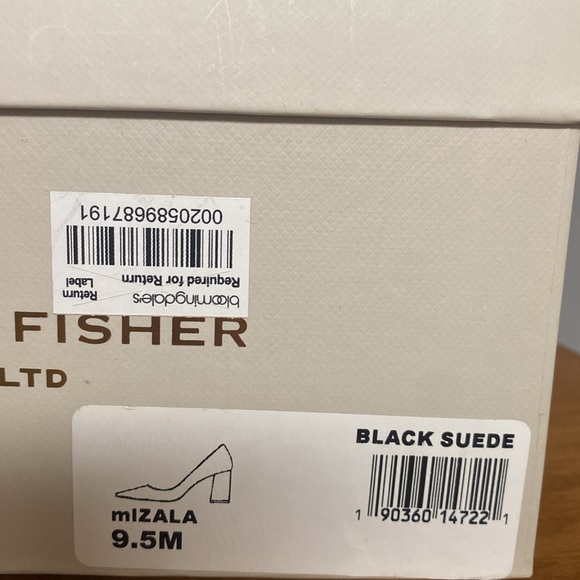 Marc Fisher LTD miZALA Black Suede Pumps - Picture 6 of 8